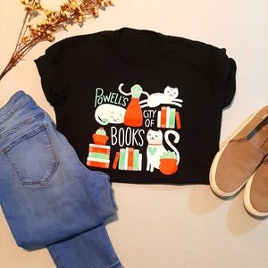 Black Tee from Portland's Powell's Bookstore